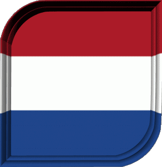 Square Netherlands Europe Flags 