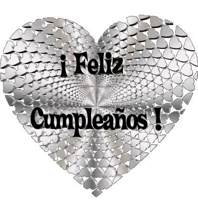 011 Corazón Feliz Cumpleaños Spanisch Nachrichten 