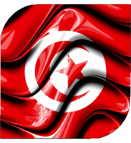 Plaza Túnez África Banderas 