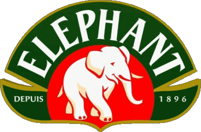 Logo-Logo Eléphant Tee - Aufgüsse Getränke 