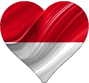 Cuore Monaco Europa Bandiere 