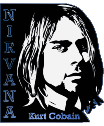 Kurt Cobain-Kurt Cobain Nirvana Rock USA Music Multi Media 