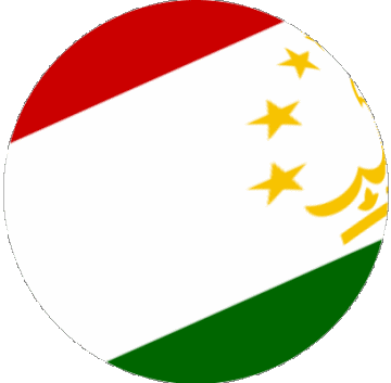 Esfera - Cubo Tayikistán Asia Banderas 