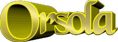 Orsola O FEMMINILE - Italia Nome 