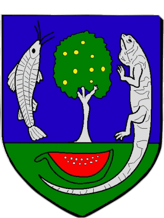 Blazon-Blazon MACOURIA 973 Departments - Cities France Flags 