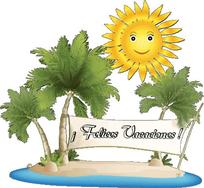 21 Fond Transparent Felices Vacaciones Espagnol Messages 