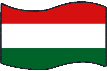 Rectángulo Hungría Europa Banderas 