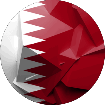 Tondo Qatar Asia Bandiere 