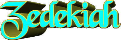 Zedekiah Z MASCHIO - UK - USA - IRL - AUS - NZ Nome 