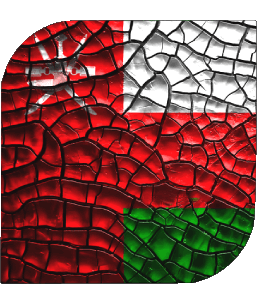 Square Oman Asia Flags 