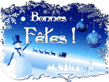 Serie 19 Bonnes Fêtes (Noël) Francese Messagi 