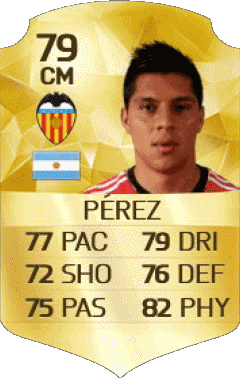 Enzo Pérez Argentinien F I F A - Karten Spieler Videospiele Multimedia 