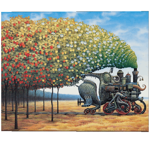 Jacek Yerka Artiste  Peintre Humour - Fun 