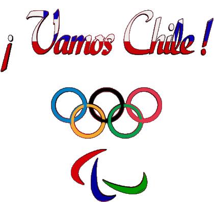 Juegos Olímpicos Vamos Chile Spagnolo Messagi 