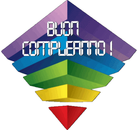 010 Fond Transparent Astratto - Geometrico Buon Compleanno Italien Messages 