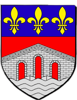 PONT AUDEMER 27 Dipartimenti - Città Francia Bandiere 