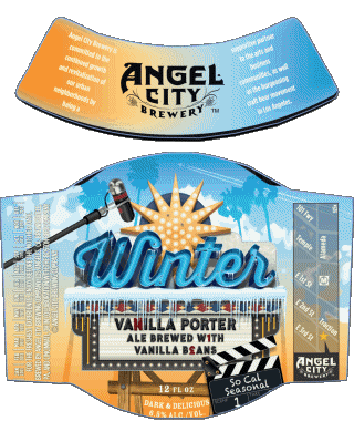 Winter - Vanilla porter-Winter - Vanilla porter Angel City Brewery USA Beers Drinks 