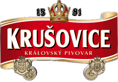 Logo-Logo Krušovice Repubblica ceca Birre Bevande 