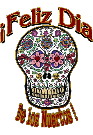 01 Feliz Dia de los Muertos Espagnol Messages 