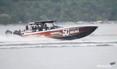 Offshore Power Boat Boote Transport Humor -  Fun 