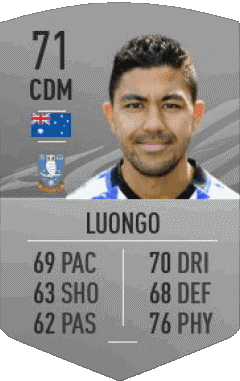 Massimo Luongo Australie F I F A - Joueurs Cartes Jeux Vidéo Multi Média 