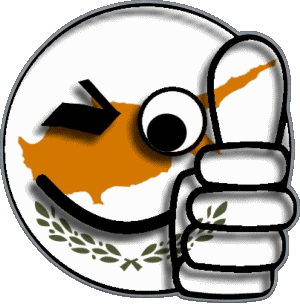Smiley - OK Chipre Europa Banderas 