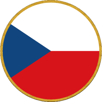 Rond Tchéquie Europe Drapeaux 