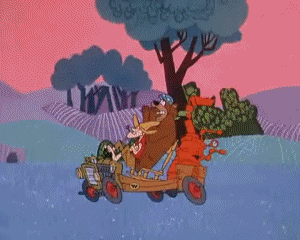 Motors Race Video GIF - 10 Wacky Races Cartoni animati TV Film Multimedia 