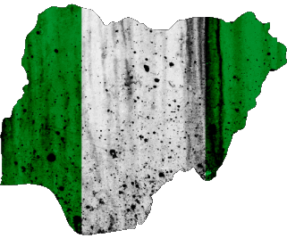 Map Nigeria Africa Flags 