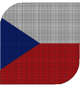 Platz Tschechische Republik Europa Fahnen 