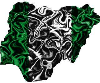 Map Nigeria Africa Flags 