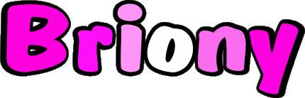 Briony B WEIBLICH  - UK - USA - IRL - AUS - NZ Vorname 