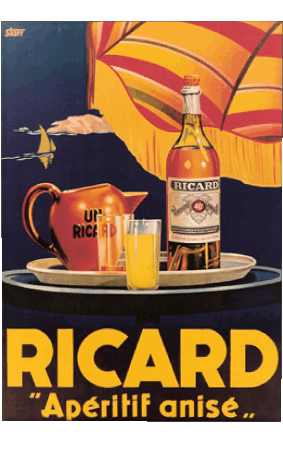 Ricard Retro Poster - Marken Humor -  Fun 