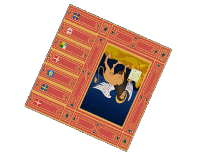 Sphere - Cube Veneto Italy Europe Flags 