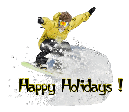 Serie 04 Happy Holidays Winter Inglese Messagi 