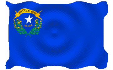 Ondulation Nevada U.S.A - Etats Amériques Drapeaux 