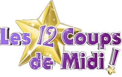Logo-Logo Les 12 coups de midi T.F.1 Jeux Divers TV Show Multi Media 