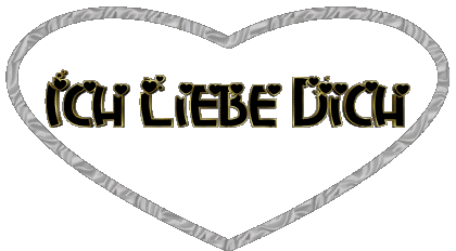 Corazón Ich Liebe Dich Alemán Mensajes 