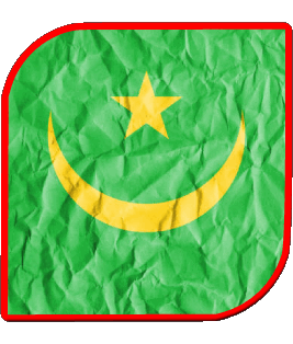 Platz Mauretanien Afrika Fahnen 