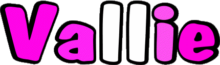Vallie V FEMININ - UK - USA Prénoms 