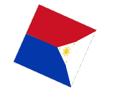 Sphere - Cube Philippines Asie Drapeaux 