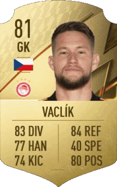 Tomás Vaclík Republica checa F I F A - Jugadores  cartas Vídeo Juegos Multimedia 