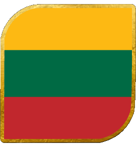Square Lithuania Europe Flags 