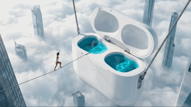 Tightrope Walker A.I Mix Humor -  Fun 