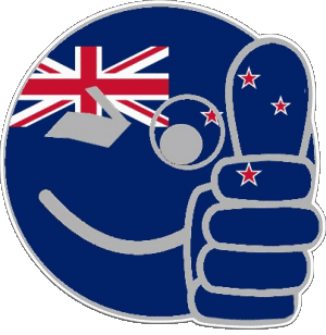 Smiley - OK Nouvelle-Zélande Océanie Drapeaux 