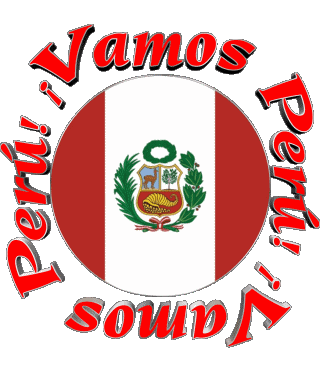 Bandera Vamos Perú Español Mensajes 
