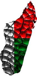 Map Madagascar Africa Flags 