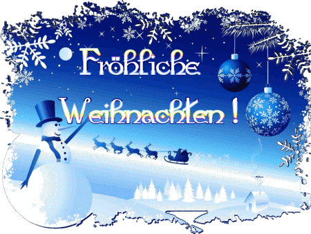 Serie 19 Fröhliche  Weihnachten Alemán Mensajes 