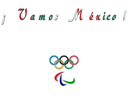 Juegos Olímpicos Vamos México Español Mensajes 