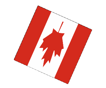 Esfera - Cubo Canadá América Banderas 